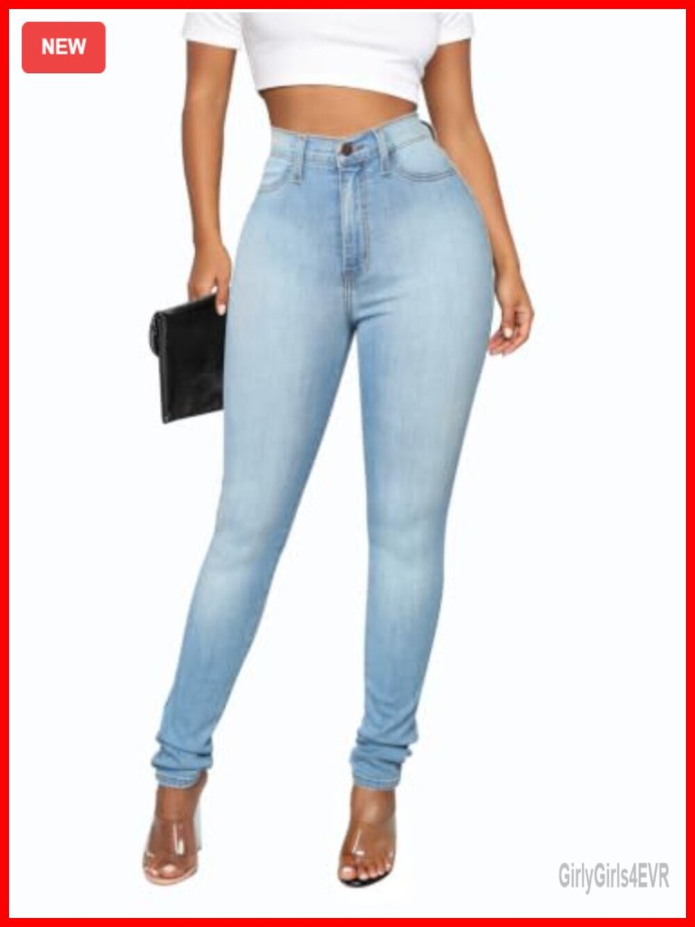 High Waisted Skinny Butt Lifting Stretchy Tummy Control Jeans